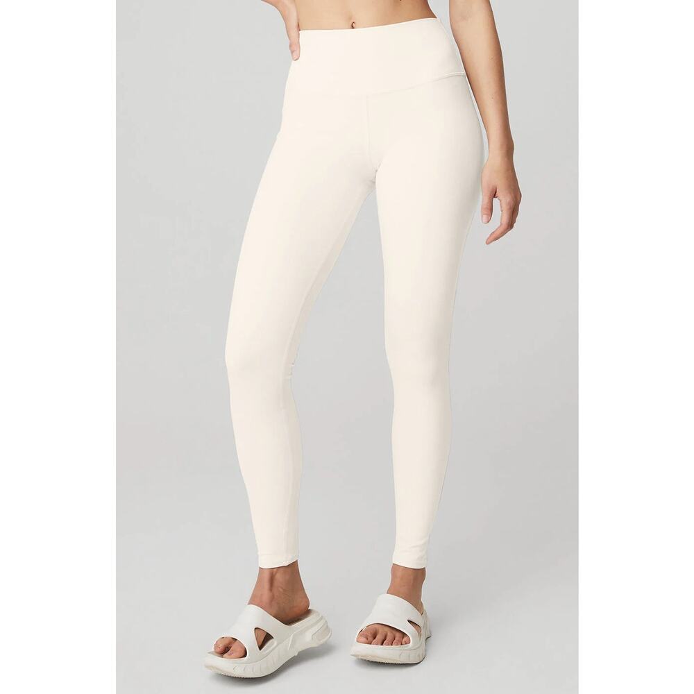 ALO Yoga High-Waist Leggings in Cream